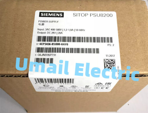 New Siemens 6EP3436-8SB00-0AY0 SITOP PSU8200 Power Supply 6EP3 436-8SB00-0AY0