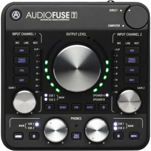 Arturia AudioFuse Rev2 14-In / 14-Out USB Audio Interface, 2 Mic Preamps