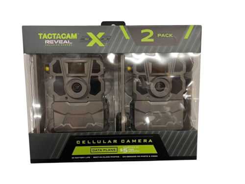 Tactacam REVEAL PRO 3.0 No-Glow Cellular Trail Camera 2-Pack