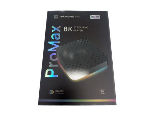 Diamond Pro Max Android 11 Dual Band 5G Gigabit LAN 4GB Ram 64GB ROM 8K Aceroid