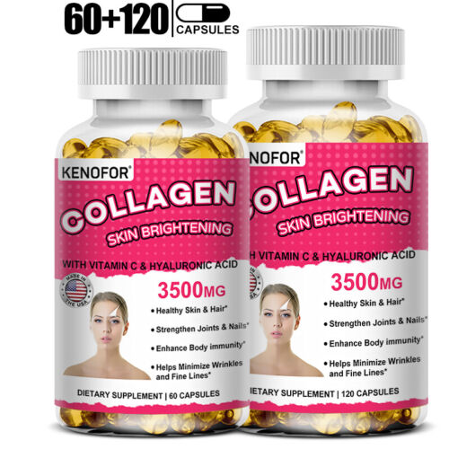 Collagen Capsules – Skin Brightening restore elasticity and improve skin tone