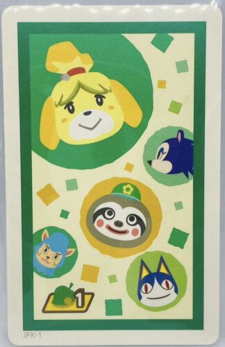 AR Card Isabelle Nintendo 3DS Animal Crossing JFK-1