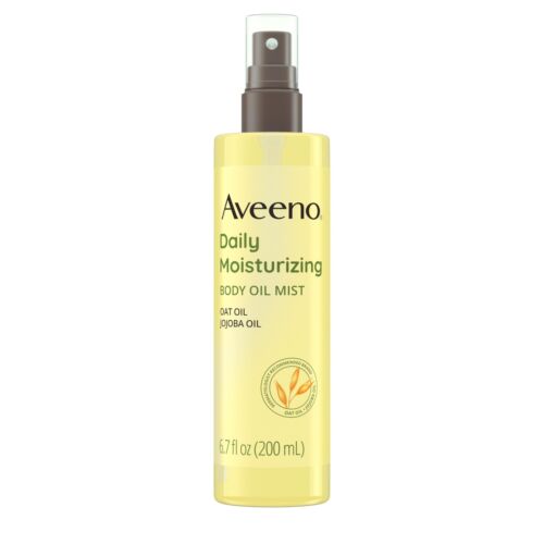 Aveeno Daily Moisturizing Dry Body Oil Mist w/ Oat & Jojoba Oil for Dry Skin