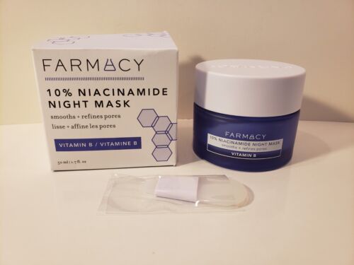 Farmacy ~ 10% Niacinamide Night Mask Smooths & Refines Pores ~ 1.7 oz ~ NIB