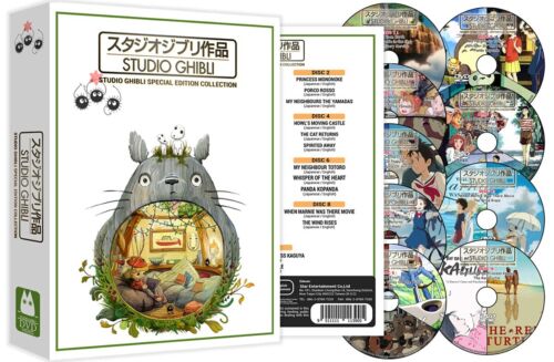 Studio Ghibli Collection 25 Movies (DVD, 9-Disc, Special Edition) New Sealed