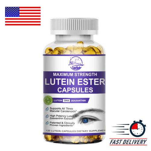 Lutein 20mg and Zeaxanthin | 120 Softgels | Vision Health Relieve Eye’s Fatigue