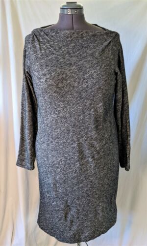 Grey Dress Eileen Fisher US Size L Office Casual Work Day Party