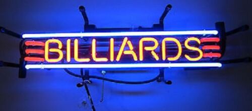 20″ Billiards Shop Neon Sign Light Lamp Visual Collection Beer Artwork L2491