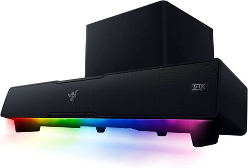 Razer Leviathan V2: Multi-Driver PC Gaming Soundbar with Subwoofer – THX Spatial