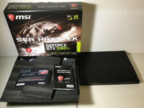 *EMPTY BOX ONLY* MSI GEFORCE GTX 1080 Ti – w/Packaging, Paperwork – NO GPU