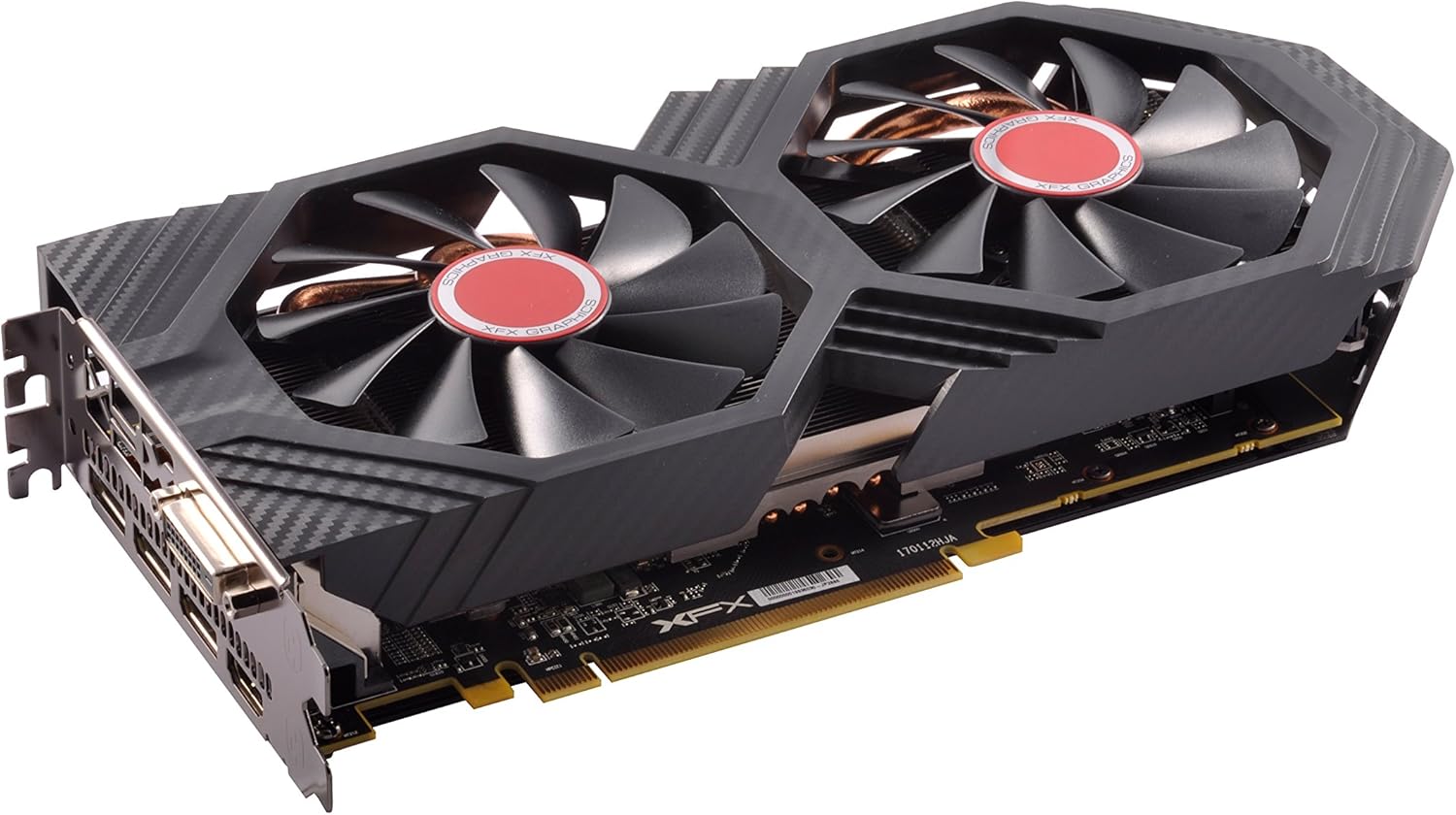 XFX Radeon RX 580 GTS Black Edition 1425MHz OC+, 8GB GDDR5, VR Ready, Dual BIOS, 3xDP HDMI DVI, AMD Graphics Card (RX-580P8DBD6)