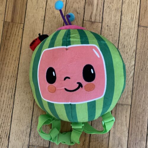 AI ACCESSORY INNOVATIONS Cocomelon Plush Watermelon Toddler Backpack with…