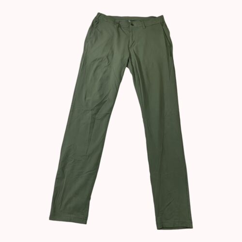 Public Rec Workday Pant Mens 32×33 Green Slim Tapered Tech Stretch