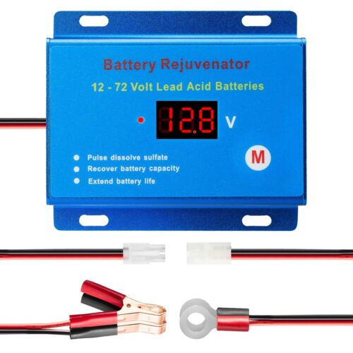 Battery Desulfator Regenerator Reconditioner Revive Capacity of 12 24 36 48 6…