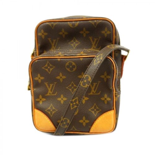 LOUIS VUITTON Amazon M45236 Monogram Shoulder Bag Brown TH0040