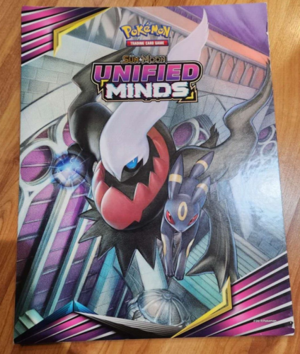 Pokemon Sun and Moon Unified minds umbreon darkrai Store promo sign 8.5″x11″