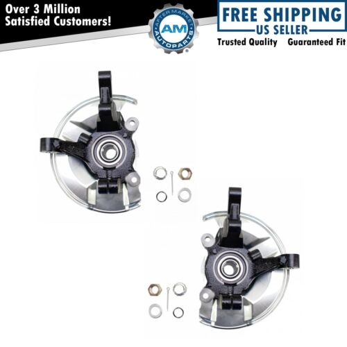 Front Wheel Bearing & Hub Assembly with Knuckle Pair for Dodge Jeep New