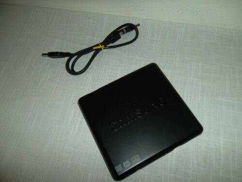 Samsung USB 2.0 Slim External DVD Writer SE-S084D DVD±RW DL w/USB Cable PC/Mac