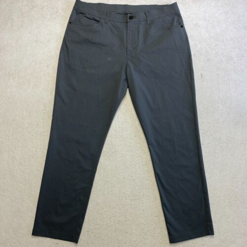 Public Rec Workday Chino Pants Men’s 36×30 Gray Stretch Actual 35 x 28