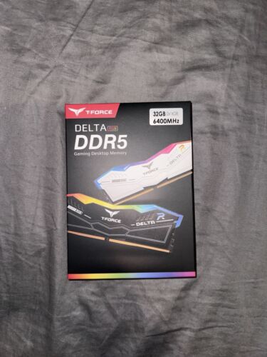 (1x16gb Single stick only) TEAMGROUP T-Force Delta RGB DDR5 16GB 6400MHz