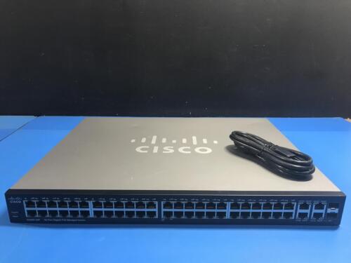 Cisco SG300-52P 48-Port Gigabit Network Switch Unclaimed