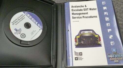 2004 Cadillac Escalade EXT Truck Water Management Service Procedures Manual CD