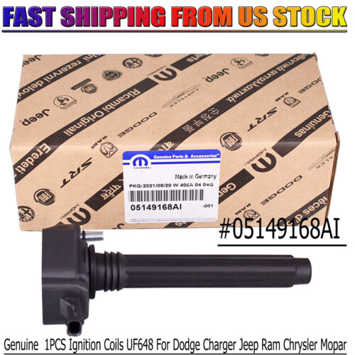 1x UF648 Ignition Coil 05149168AI For Dodge Charger Jeep Ram Chrysler Mopar USA