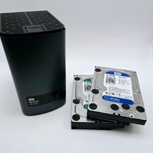 Western Digital My Cloud EX2 Ultra-8TB Capacity (2xWD 4TB Dr)- 100% Functional