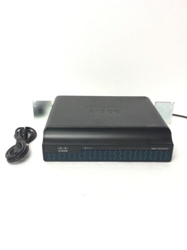 CISCO 1900 Series 1941 Integrated Services Router w/ HWIC-2T Card,Rack Ears