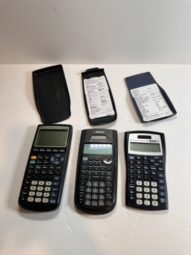 Texas Instruments Calculators All working Lot Of 3