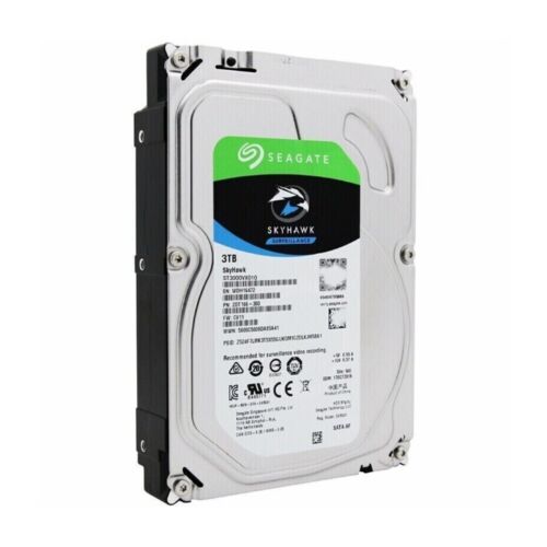 Seagate SkyHawk 3TB Sata 6Gb/s 3.5″ Internal HDD Hard Disk Drive ST3000VX010