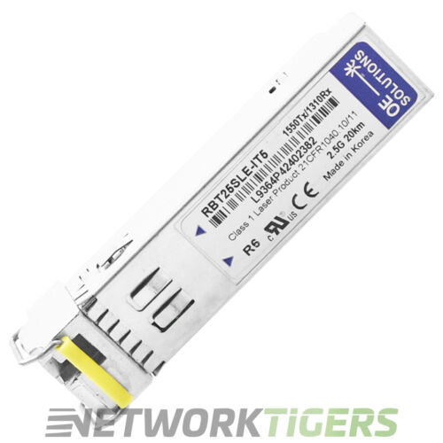 OE Solutions RBT25SLE-IT5 1550Tx/1310Rx Single Strand 2.5G 20Km SFP Transceiver