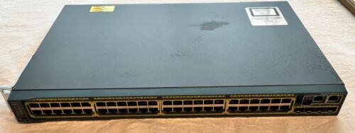 Cisco Catalyst 2960-S WS-C2960S-48TD-L 48-Port Gigabit Ethernet Managed Switch