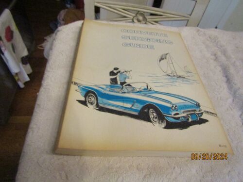 Vintage OEM 1962 Corvette Servicing Guide Manual ST-12 Technical Support Dept