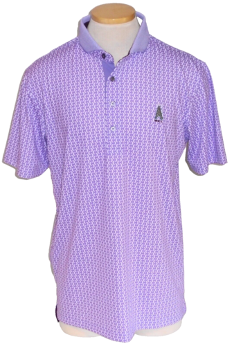 NWT Men’s Greyson Moonshine Polo, Medium, Windflower, MSP23K09 819, Club Logo