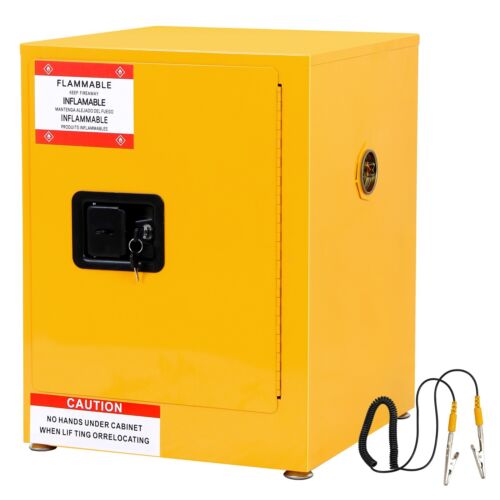 Flammable Safety Hazardous Cabinet Storage Explosion Proof Fireproof 22Hx17Wx17D