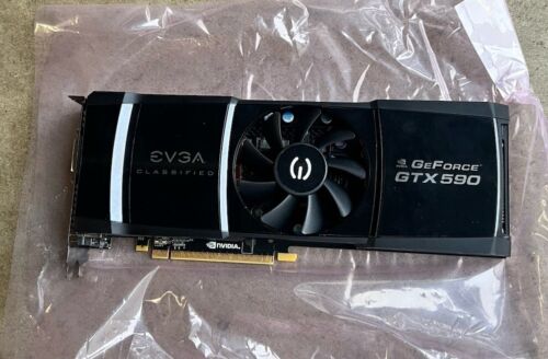 EVGA NVIDIA GeForce GTX 590 3 GB GDDR5 SDRAM PCI Dual GPU