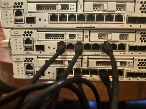 Two (one pair) Cisco Firepower 3120  FPR3120-NGFW-K9 NGFW Demo Gear