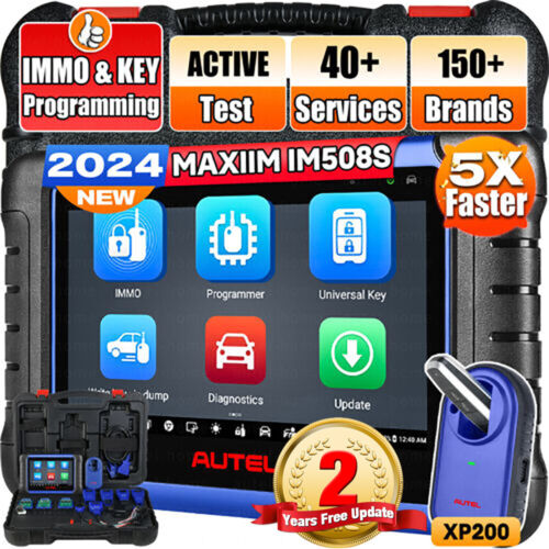 Autel MaxiIM IM508S XP200 IMMO Key Programming Full System Scanner 40+ Services