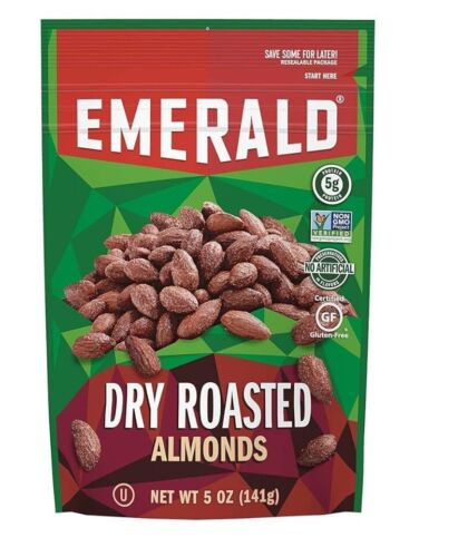 Emerald Dry Roasted Almonds, 5 Ounce, 6 Pack