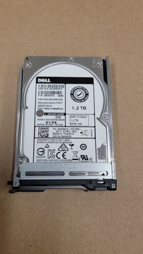 Dell 09XFN6 HGST HUC101812CSS204 1.2TB SAS 10K 12GB/s 2.5″ HDD W/Tray (NRX7Y)