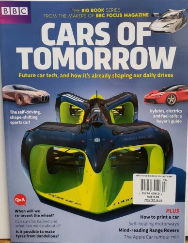 BBC Focus Cars of Tomorrow 2016 Hybrids Self Driving Electric FREE SHIPPING CB