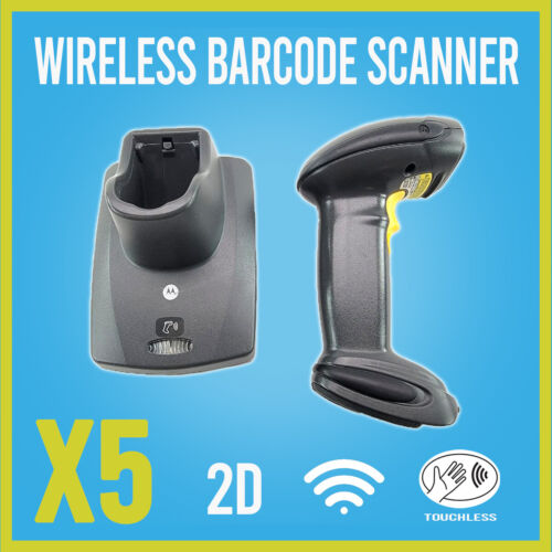 Motorola Symbol DS6878 Scanner CR0078-PC1F007WR bluetooth charging Cradle 5 pack