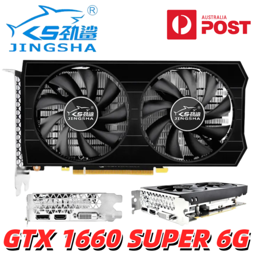 JINGSHA NVIDIA GeForce GTX 1660 SUPER 6G Graphics Card GDDR6 Gaming Video GPU AU