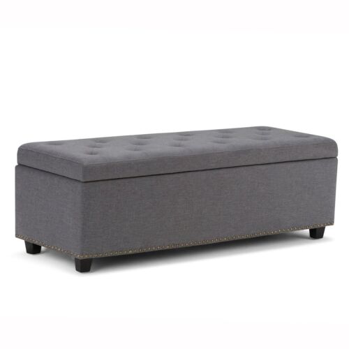 Simplihome Large Storage Ottoman Bench Hamilton