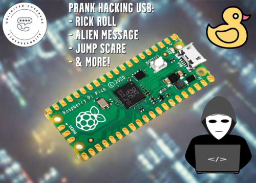 Unlimited Coverage Prank USB – Raspberry Pi Pico Cybersecurity & Fun Pentesting