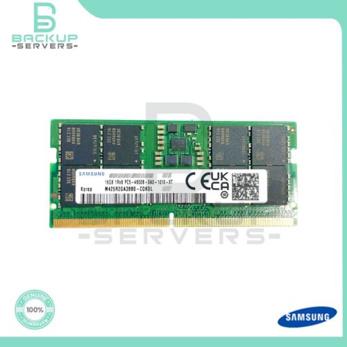 M425R2GA3BB0-CQK Samsung 16GB DDR5-4800 PC5-38400 262-Pin 1Rx8 Unbuffered Memory