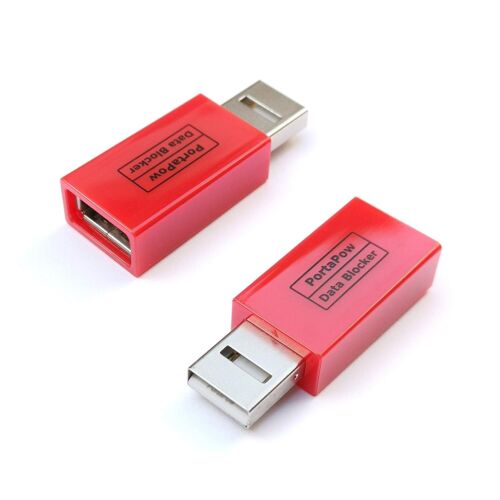 USB Data Blocker (Charge Only)  3rd Gen Black Hat IT Cybersecurity 2-Pack