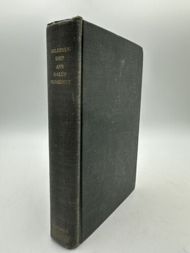 Salesmanship & Sales Management 1921 Alexander Hamilton Institute Antique Books