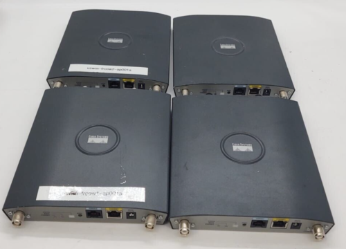 Lot of 4 Cisco Aironet 1200 AG Series AIR-LAP1242AG-A-K9 Wireless Access Point